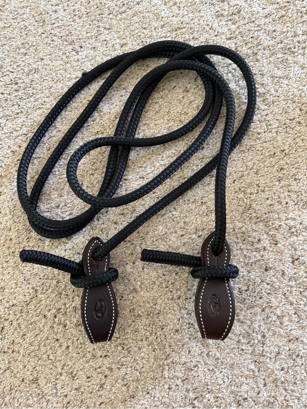 Clinton Anderson Performance Mecate Reins with Slobber Straps, NWOT Horse